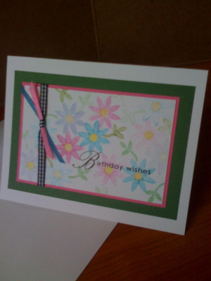 Watercolors with Pearl-Ex added