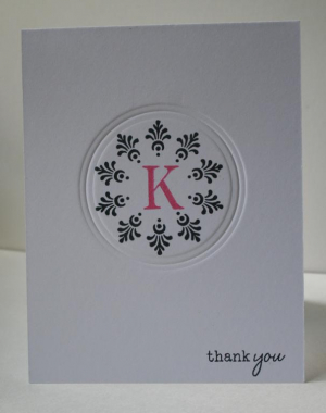 Kristin's thank yous
