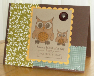Wise Owl Father's Day Card (Previous Set)