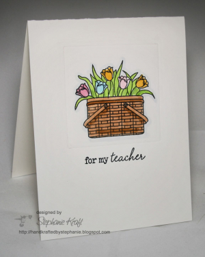 Vintage Picnic Teacher Card