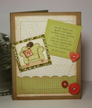 on my couch armchair cat