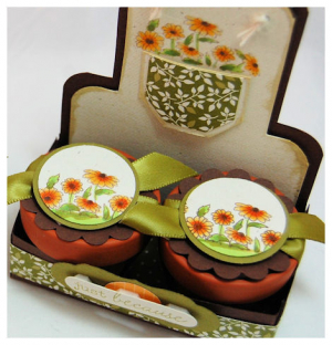 Little Pots in Apron Crate