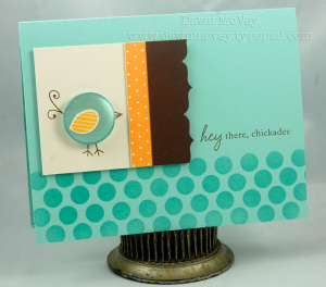 Hey There, Chickadee card