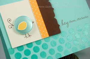 Hey There, Chickadee card