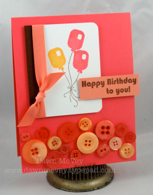 Birthday Balloons card