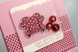 Thinkin' of You card