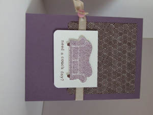 Valerie Moody - On My Couch card