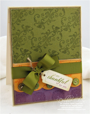 Thankful for You card