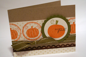 Pumpkin Tag Card