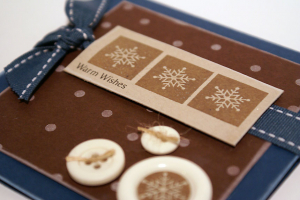 Warm Wishes Card - detail