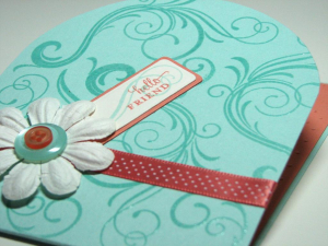 Hello Friend Flourishes Close Up