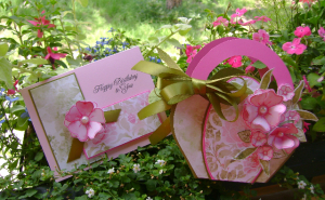 Birthday Card & Petal Pocket Gift Holder