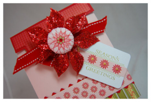 Season's Greetings Tag Close up