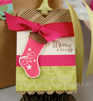 Merry & Bright gift tag