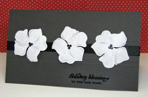 Embrace blooms Holiday card