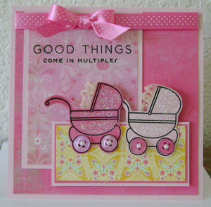Baby Card for Twins