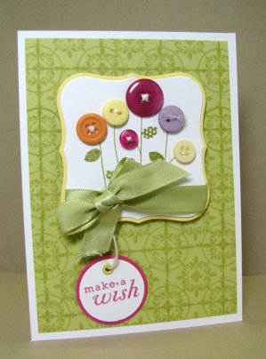 Button Flower Birthday