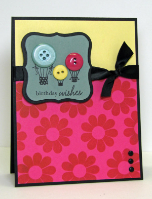 button balloon birthday