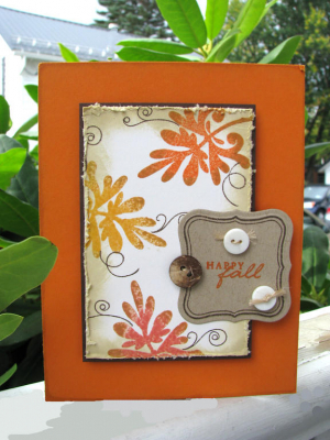 Autumn Bouquet label
