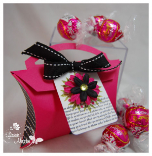 Pretty Pink Pillow Box