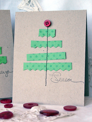 Easy Christmas Card detail