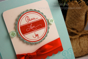 Peace Love Joy detail