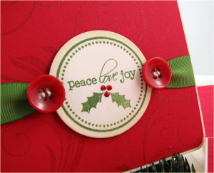 Peace, Love, Joy detail