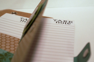 Notepad Cover - open