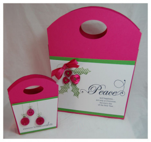 Holly Jolly tote set