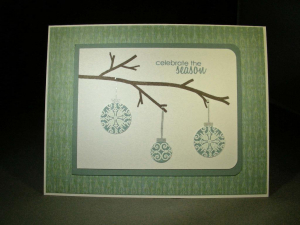 Christmas bells with fancy embossing on top
