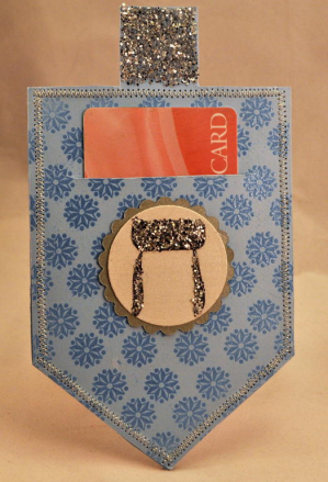 Hanukkah Dreidel Gfit Card Holder