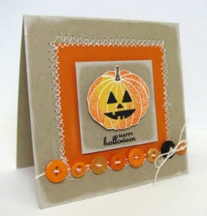 pumpkin with buttons