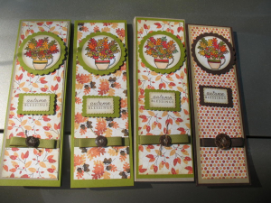 cards autumn blessing notepads