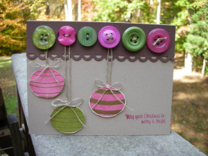 Merry and Bright Christmas Ornaments