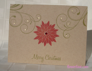 Merry Christmas Poinsettia