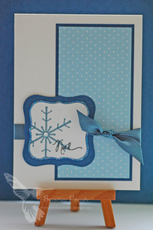 Snowflake Noel Card