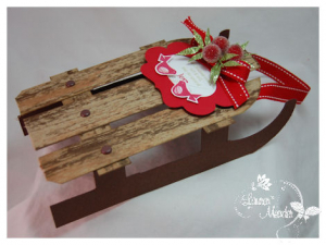 hanging sled side view