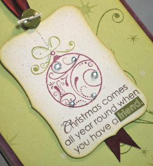 Christmas Friends Ornament Close