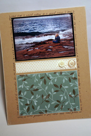 Grand Marais Scrapbook Page