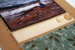 Grand Marais Scrapbook Page - detail