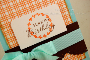 Happy Birthday detail