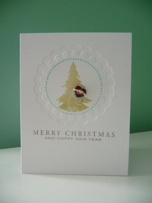 One Layer Circle Tree Card