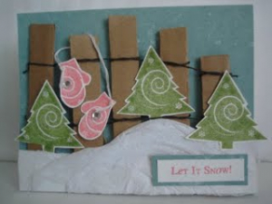 September 2009 Bloghop Recycle Winter Swirls