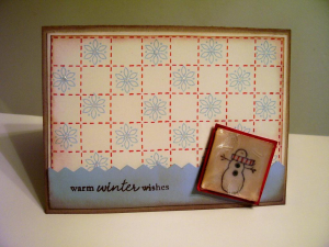 Cracked Glass Snowman