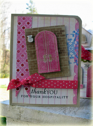 Thank you hospitality card