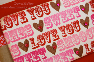 LOVE YOU detail