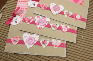 Valentine Pouches-Embellished Envelopes