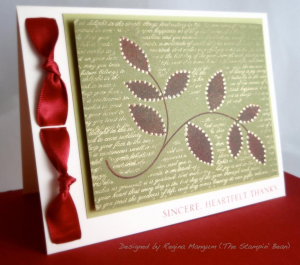 Regina Mangum Dec 09 GSS Turning a New Leaf Card