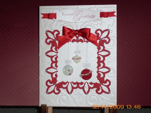 Close Up of Holiday Button Bits