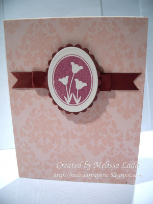 Mom damask cameo